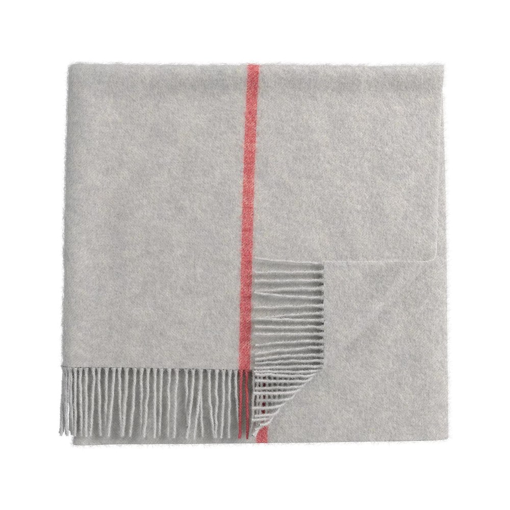 Celina Woven Throw by Bedeck of Belfast in Coral Pink